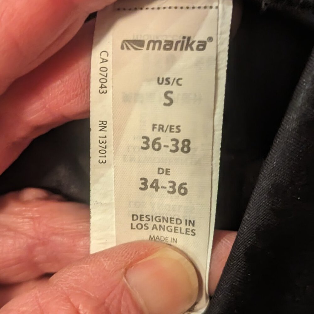Marika Size Small Snake Print Black Leggings - Picture 9 of 14